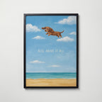 Rise Above It All Poster – svart ram