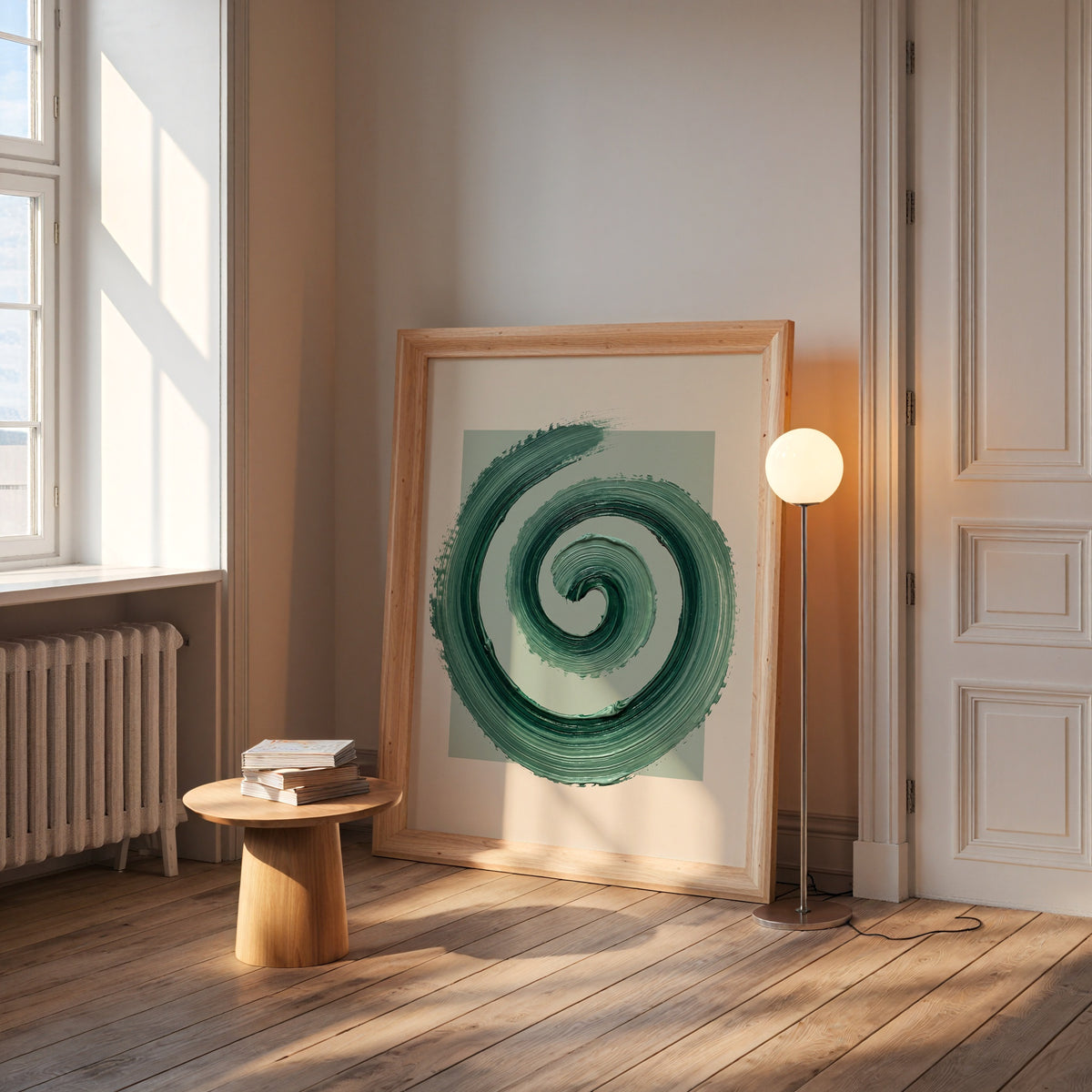 Sage Spiral Poster – i rum 5