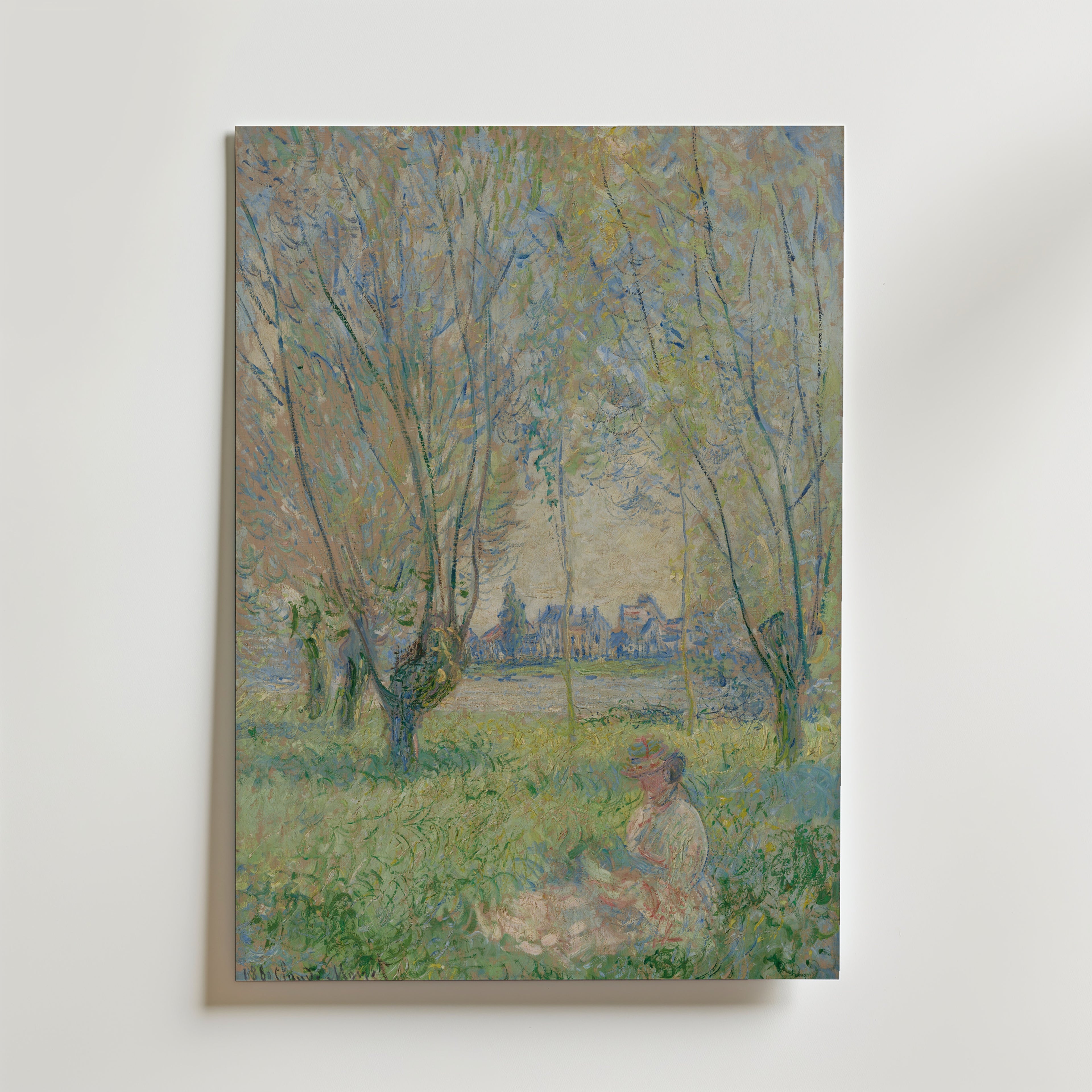 Claude Monet Seated Woman Poster – utan passepartout