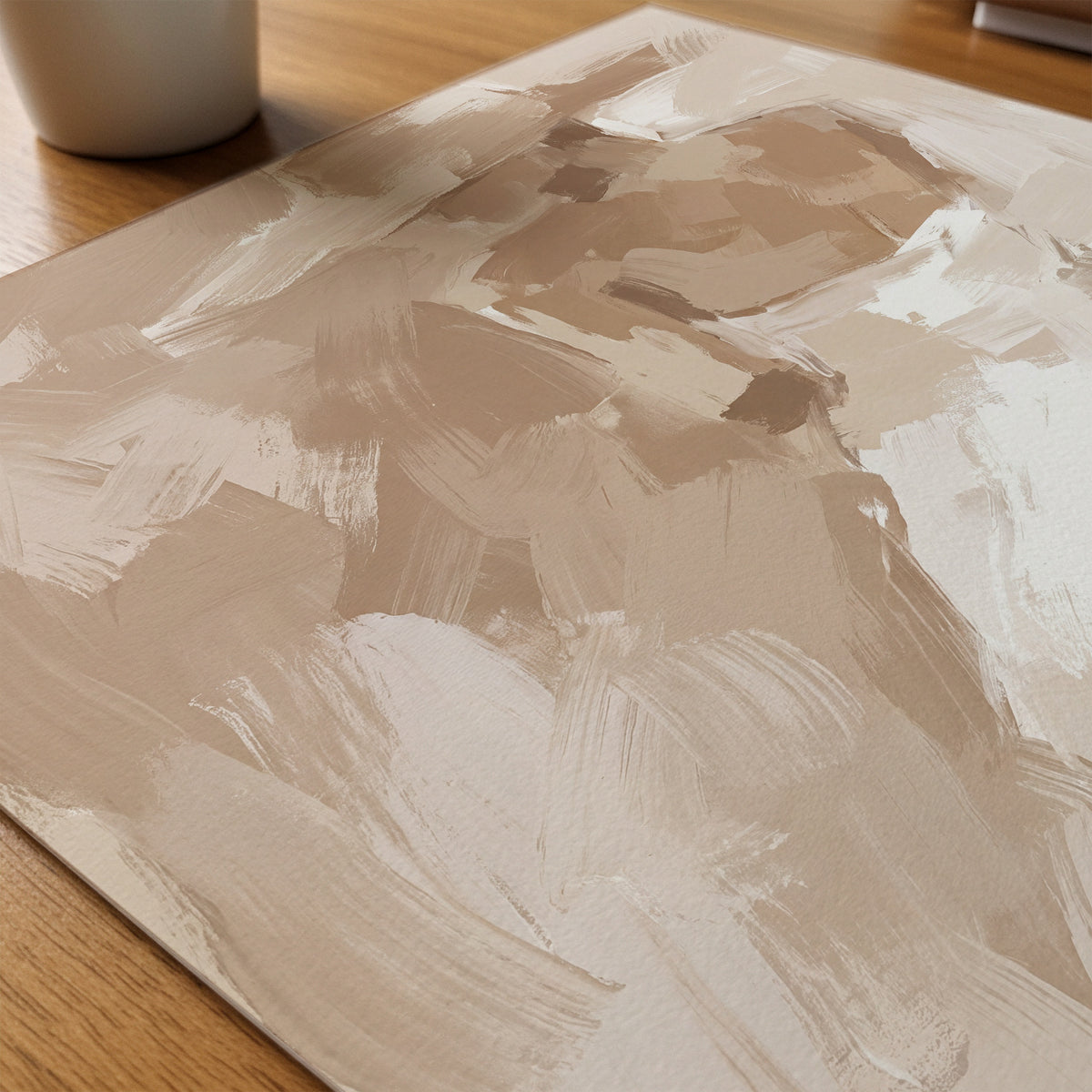 Soft Silhouette Poster – närbild på papper