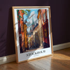 Whispers Of Stockholm poster på vägg i hemmiljö – Bozetto