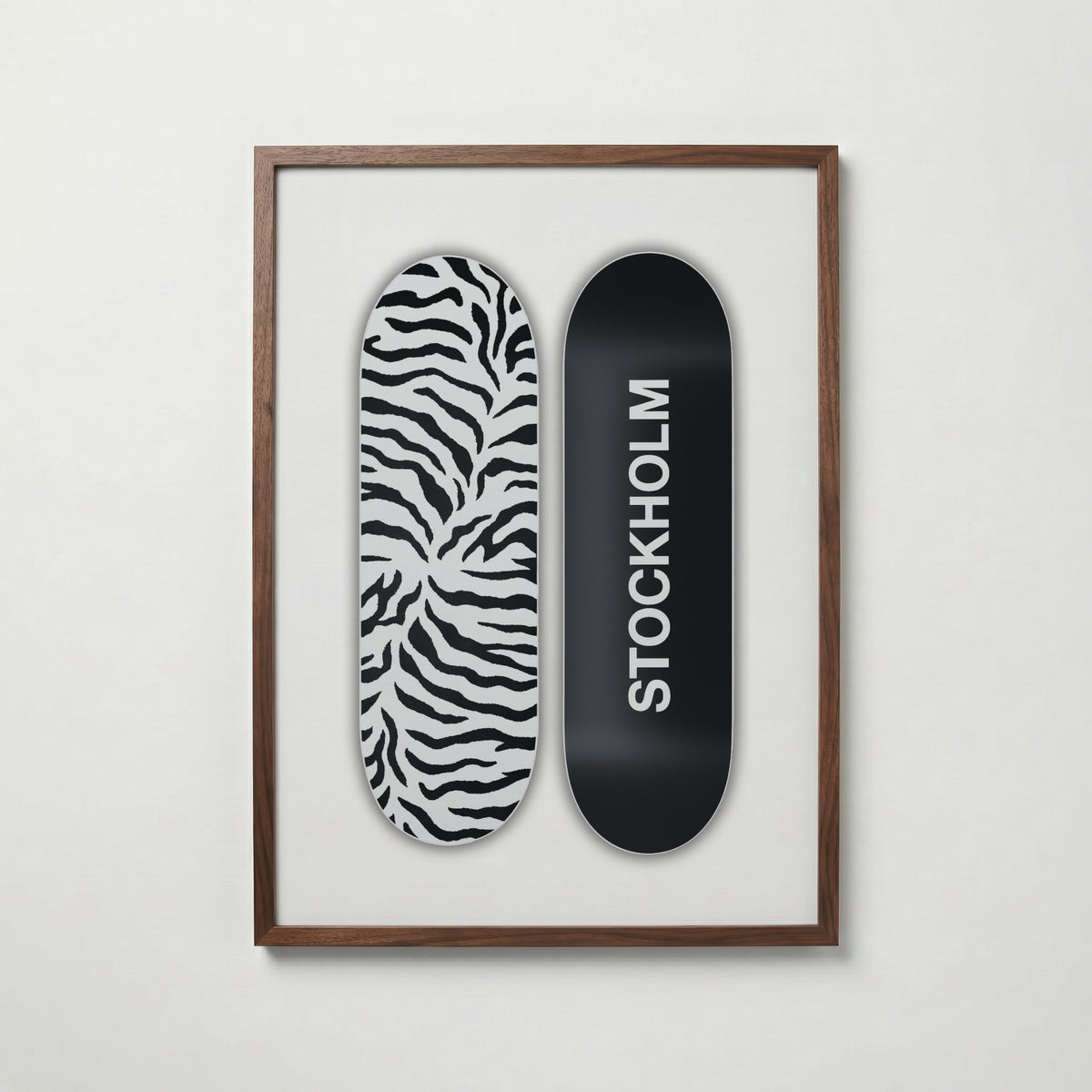 Stockholm Skate Poster – valnötsram