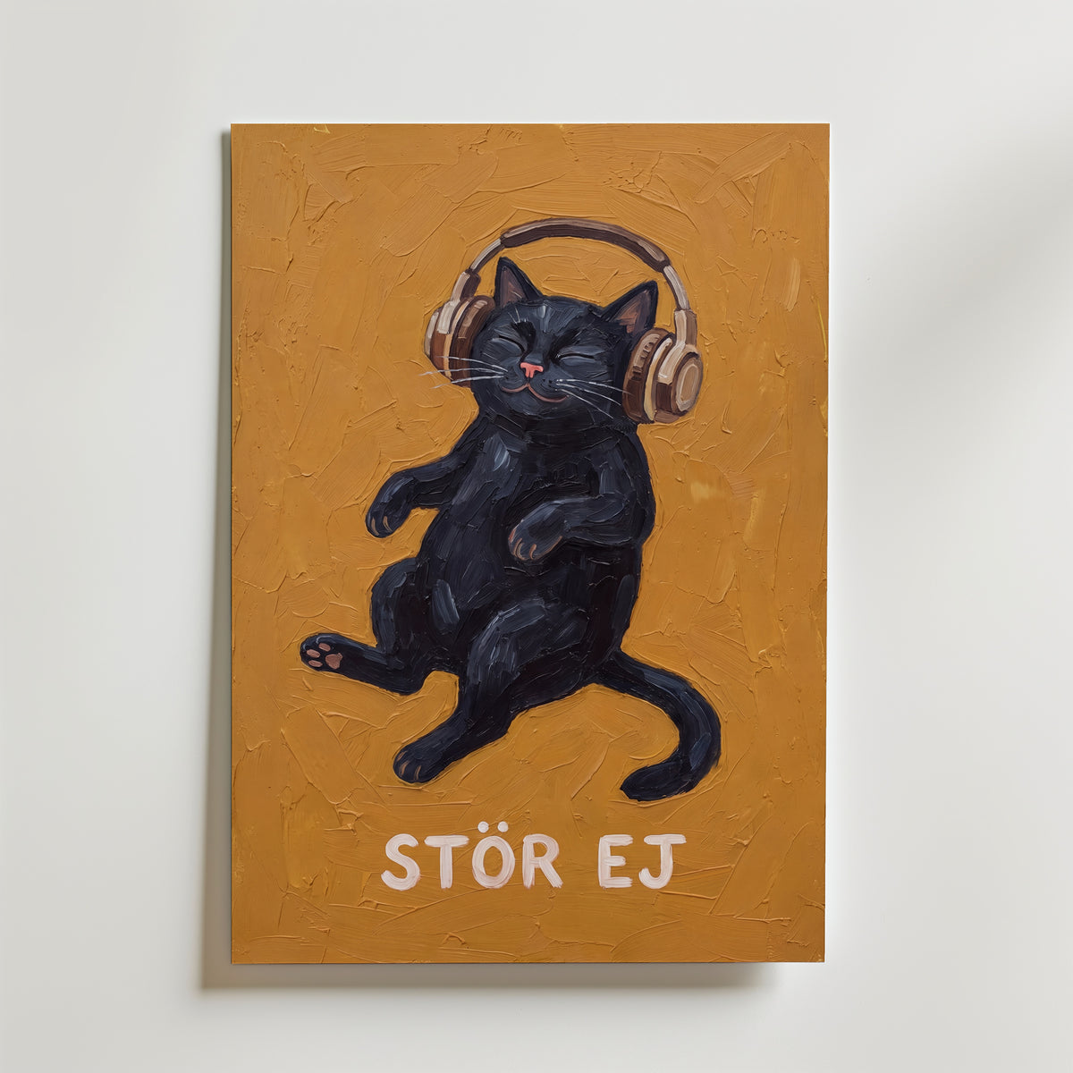 Stör Ej Poster – canvas utan passepartout