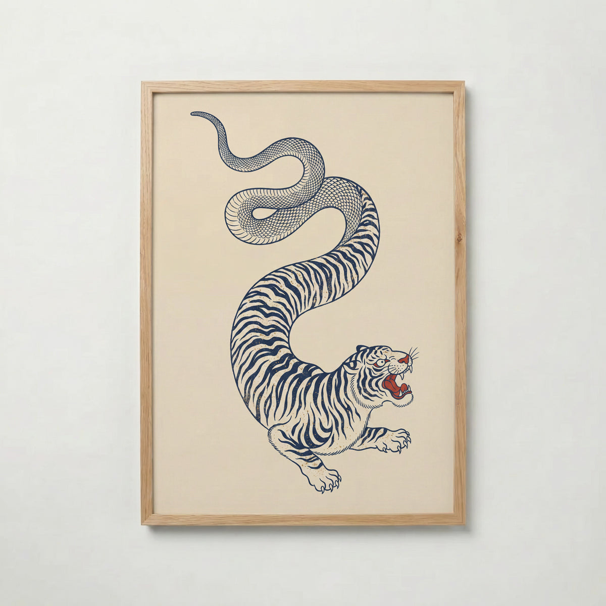 Tiger Serpent II Poster – ekram