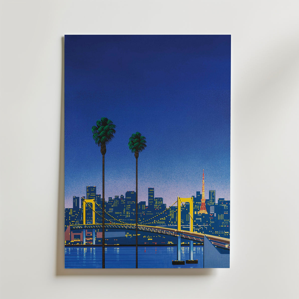 Hiroshi Nagai Tokyo Bridge utan passepartout