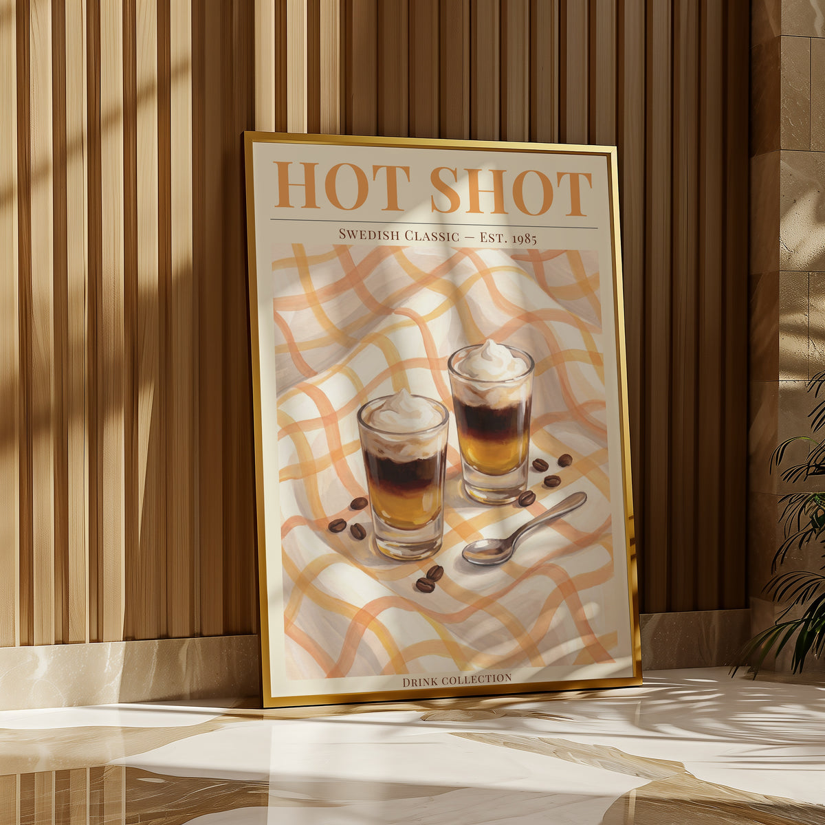 Two Hot Shots Please poster i inrett rum – Bozetto konsttryck i hög tryckkvalitet
