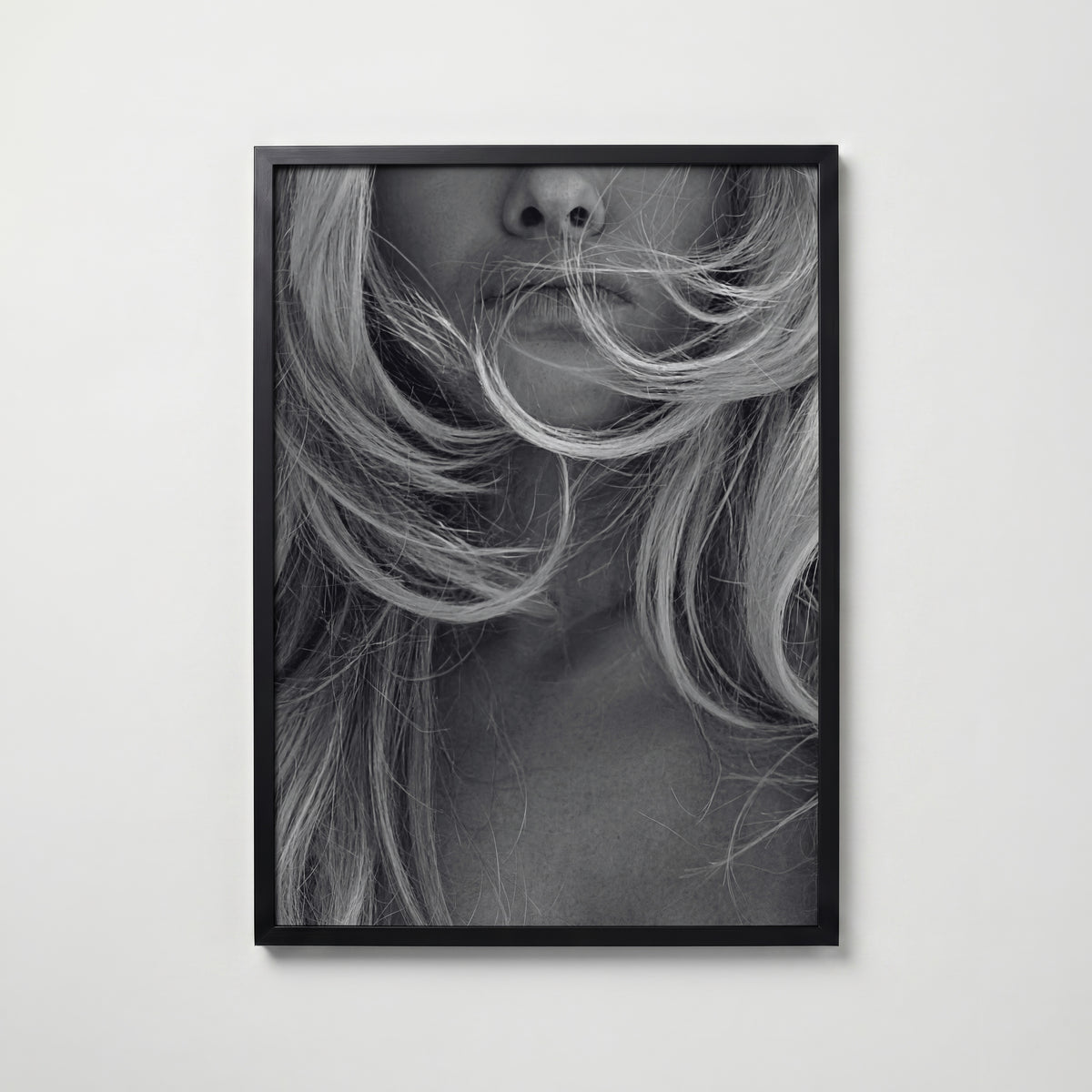 Windswept Muse Poster – svart ram