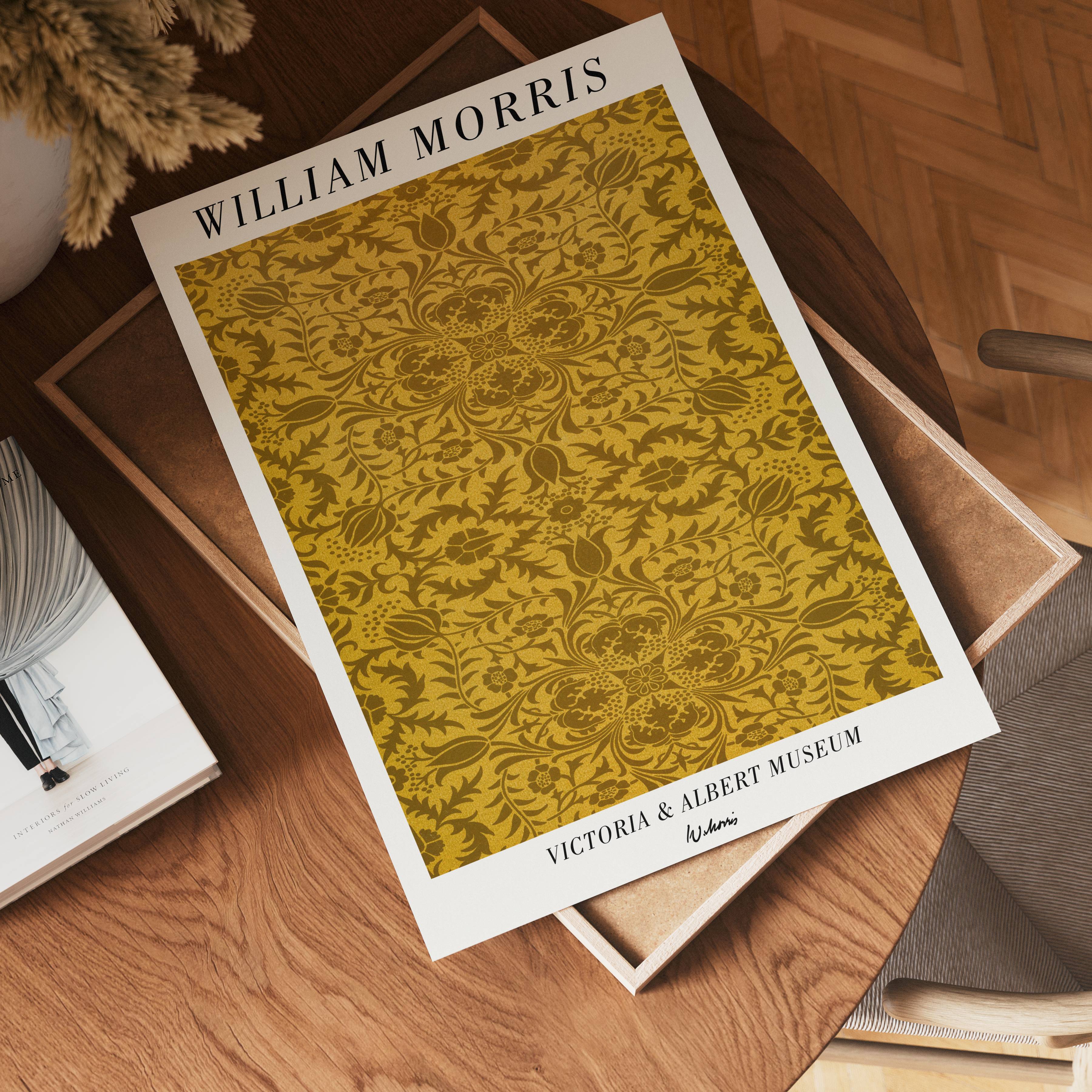 William Morris Victoria & – affisch med stilfullt motiv från Bozetto i hög kvalitet