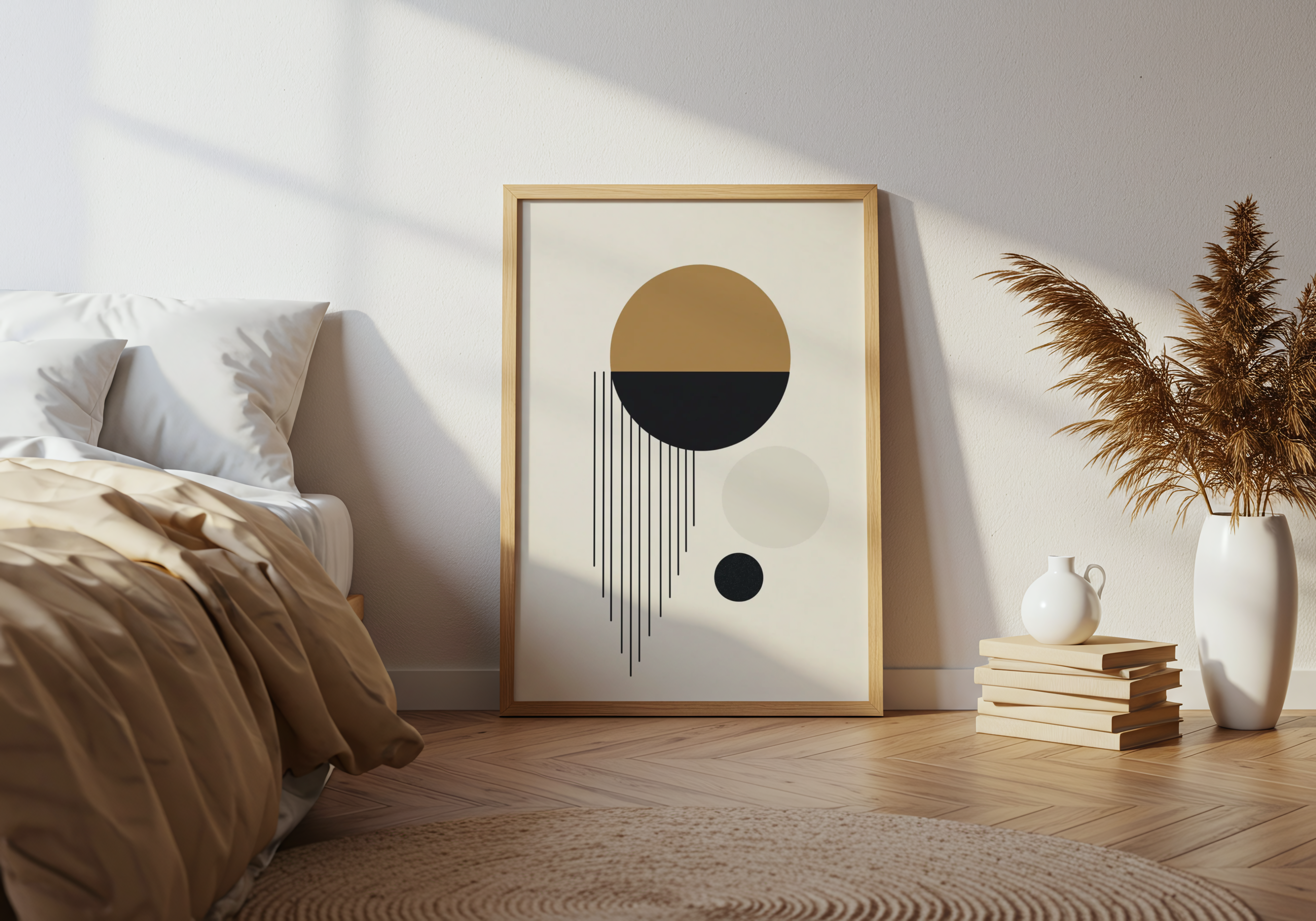 Golden Eclipse Drop poster visad rakt fram – Bozetto affisch i hög tryckkvalitet